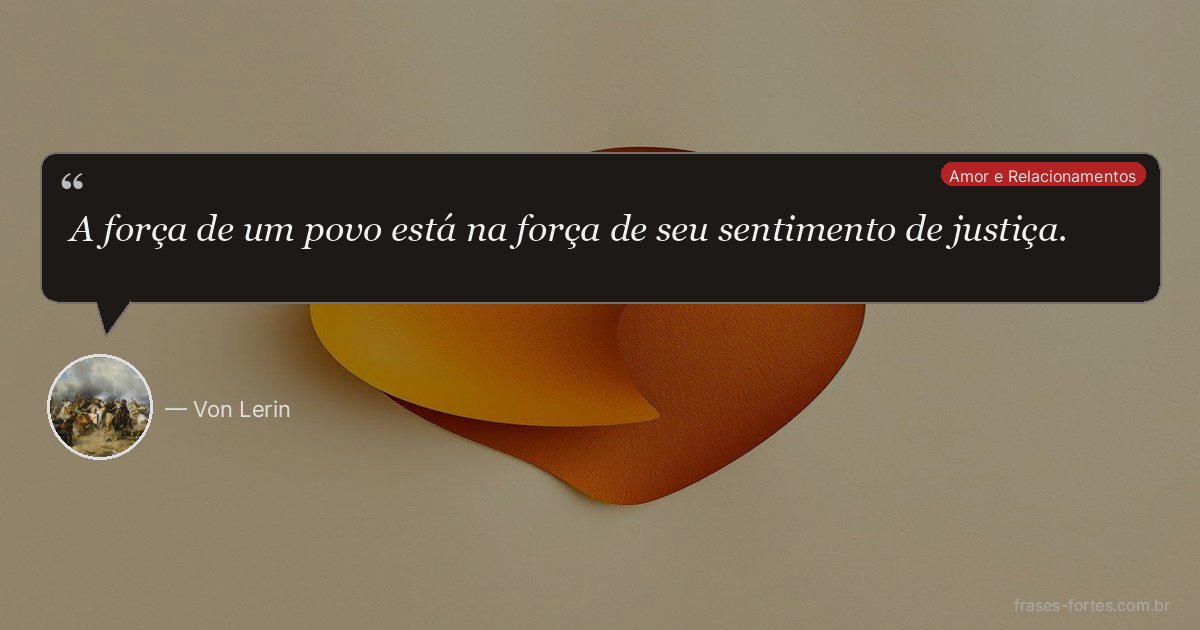 Frase de Von Lerin
