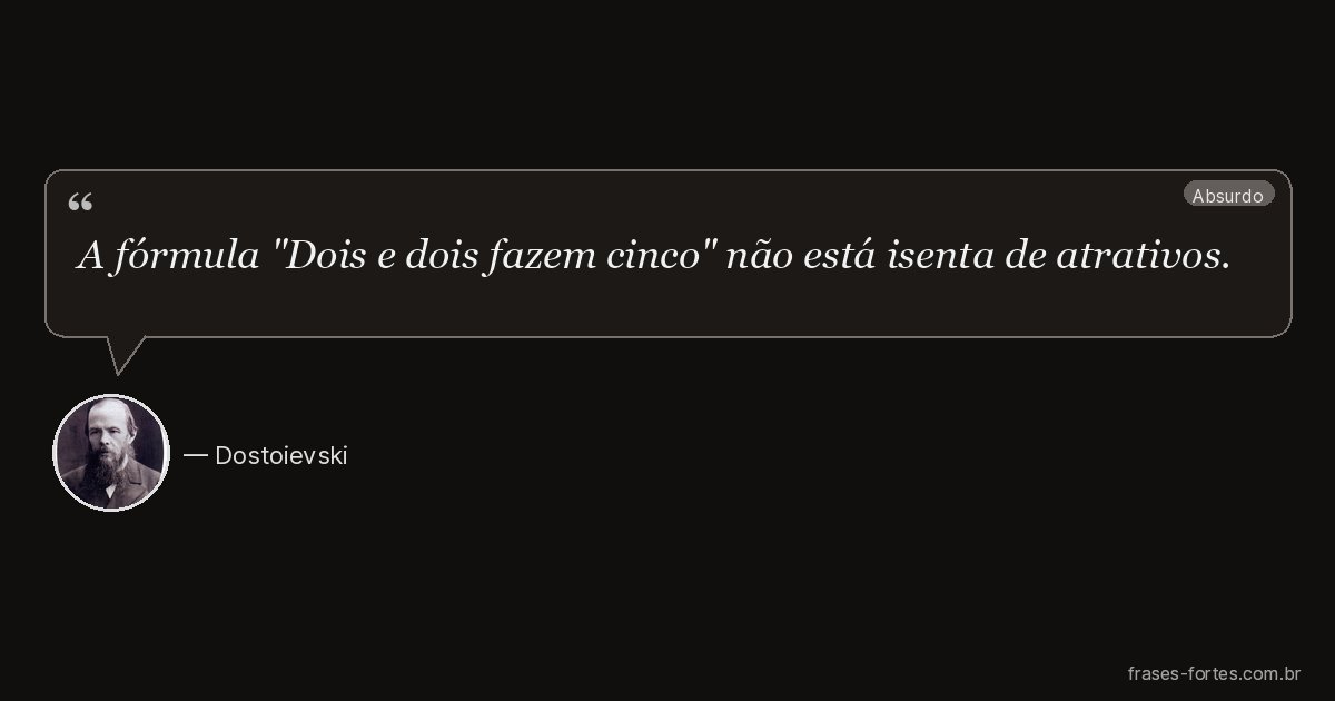 Frase de Dostoievski
