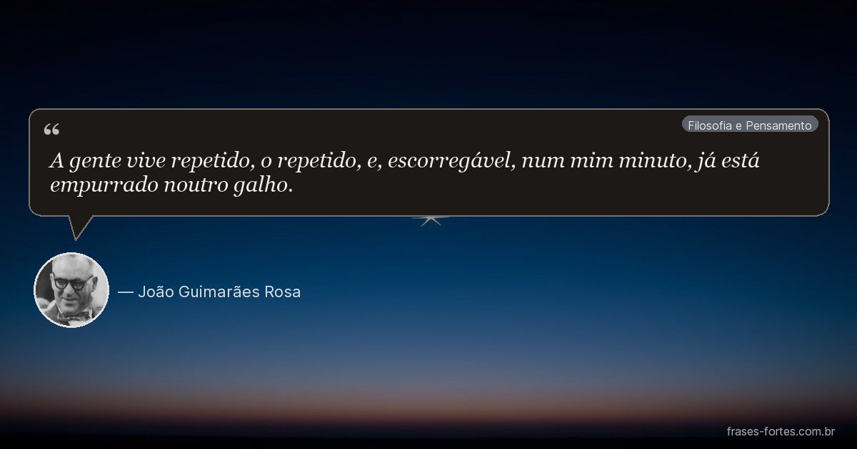 Frase de João Guimarães Rosa