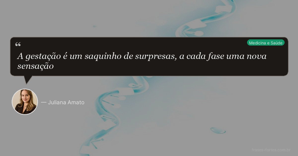 Frase de Juliana Amato