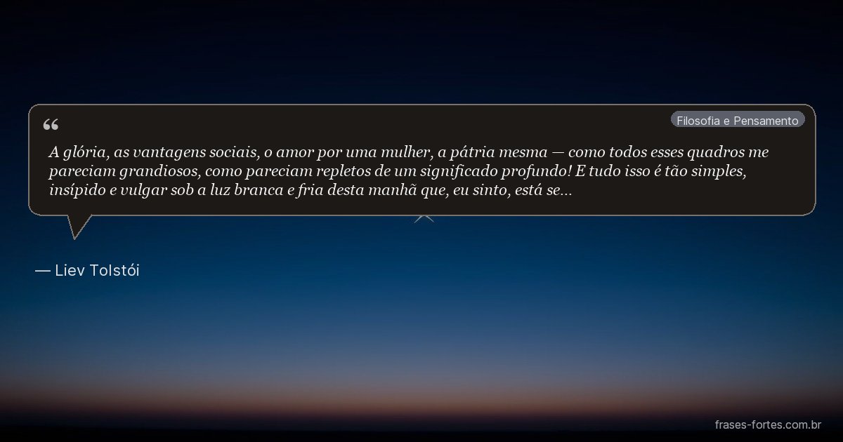 Frase de Liev Tolstói