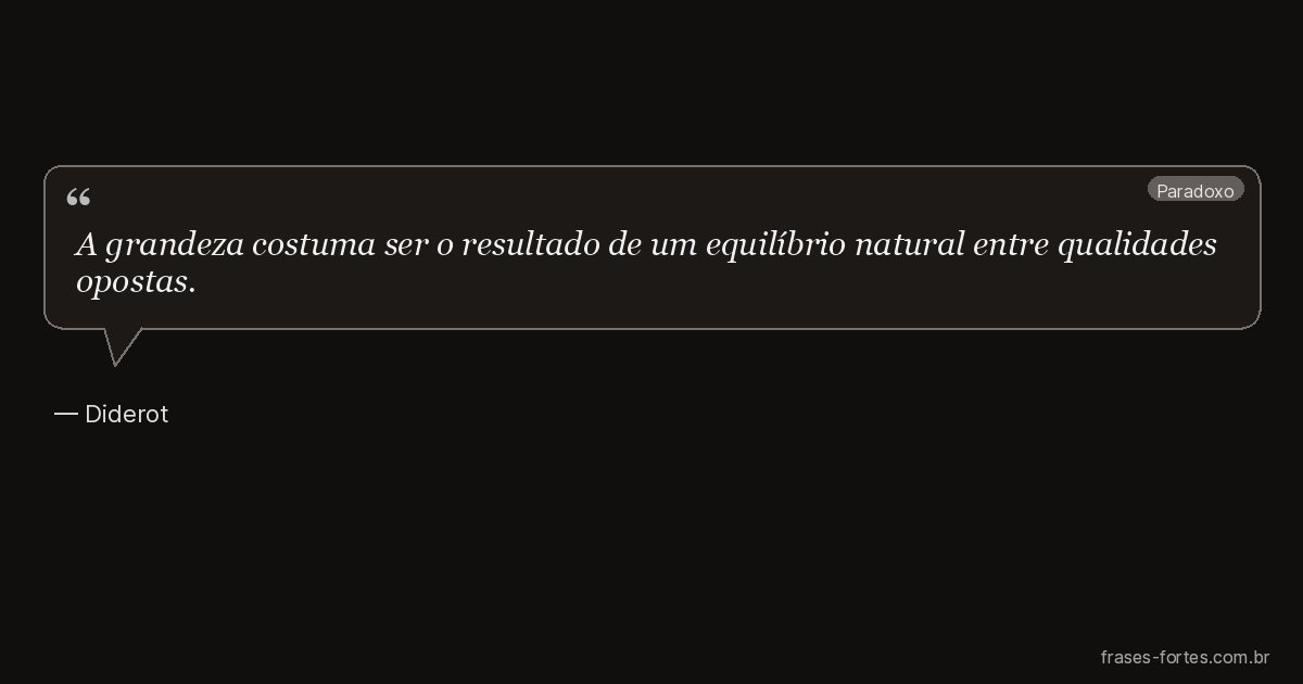 Frase de Diderot