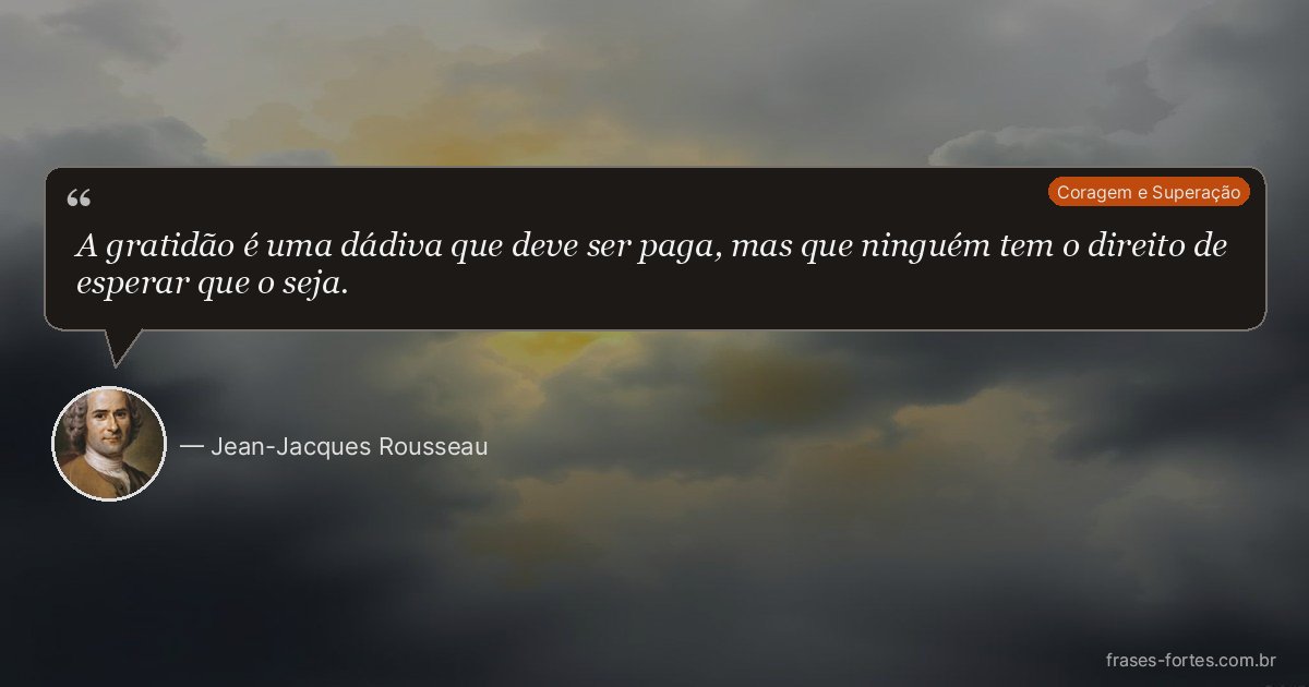 Frase de Jean-Jacques Rousseau