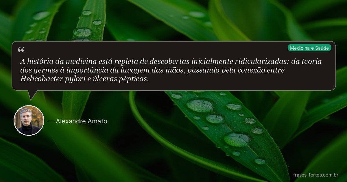 Frase de Alexandre Amato