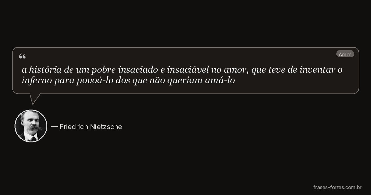 Frase de Friedrich Nietzsche