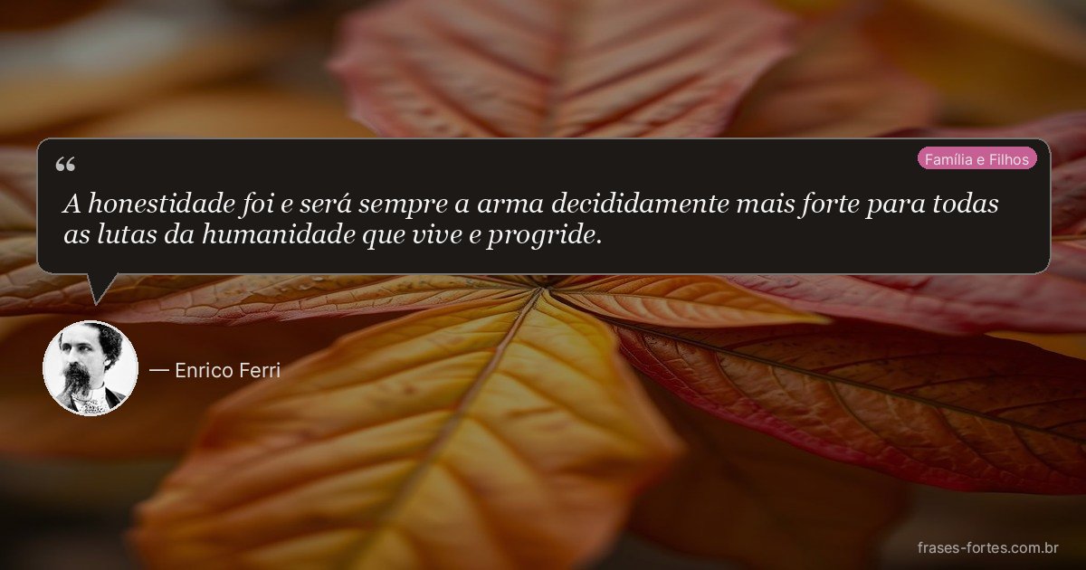 Frase de Enrico Ferri