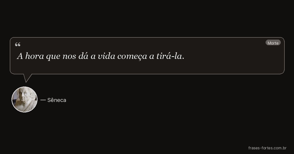 Frase de Sêneca