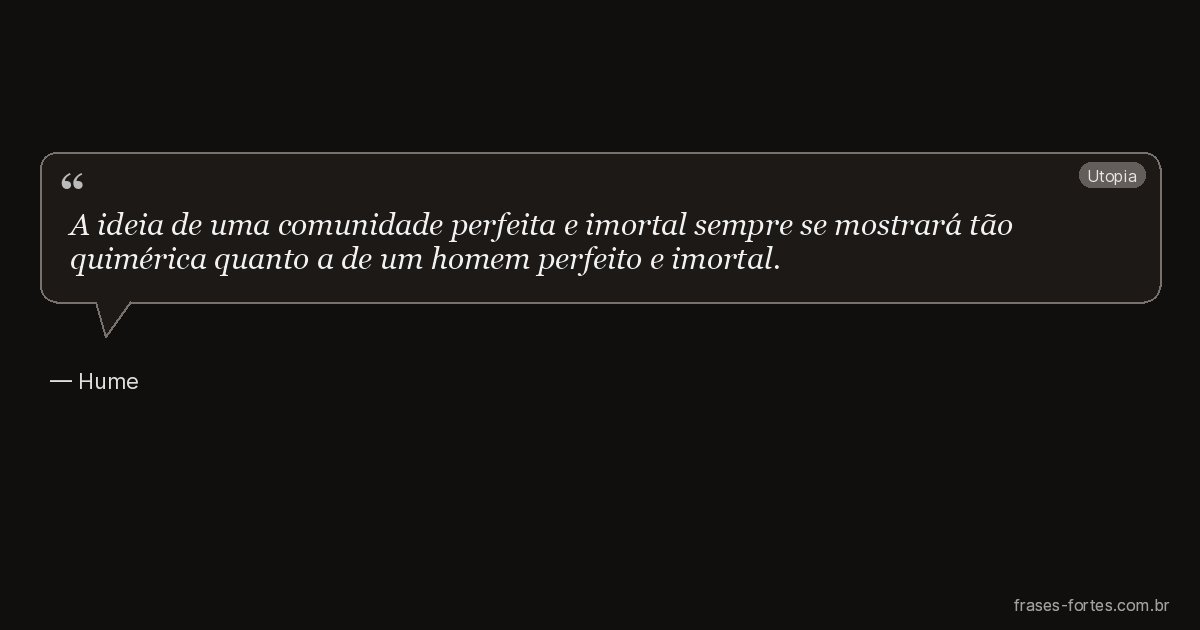 Frase de Hume
