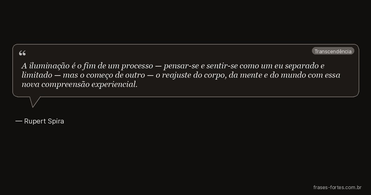 Frase de Rupert Spira