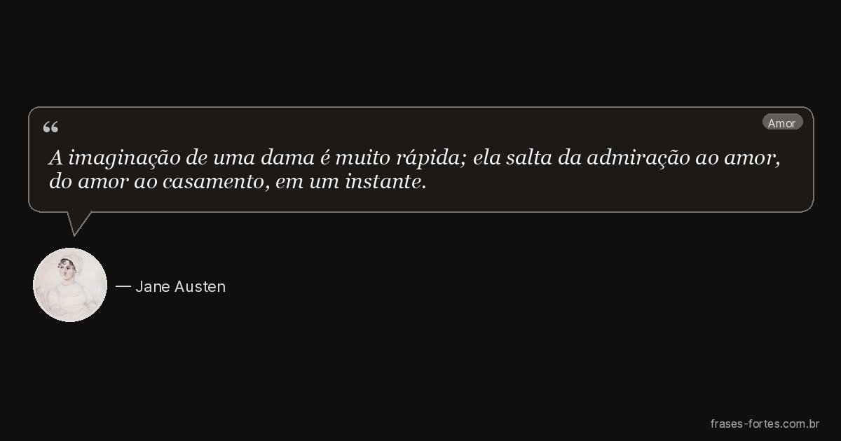 Frase de Jane Austen