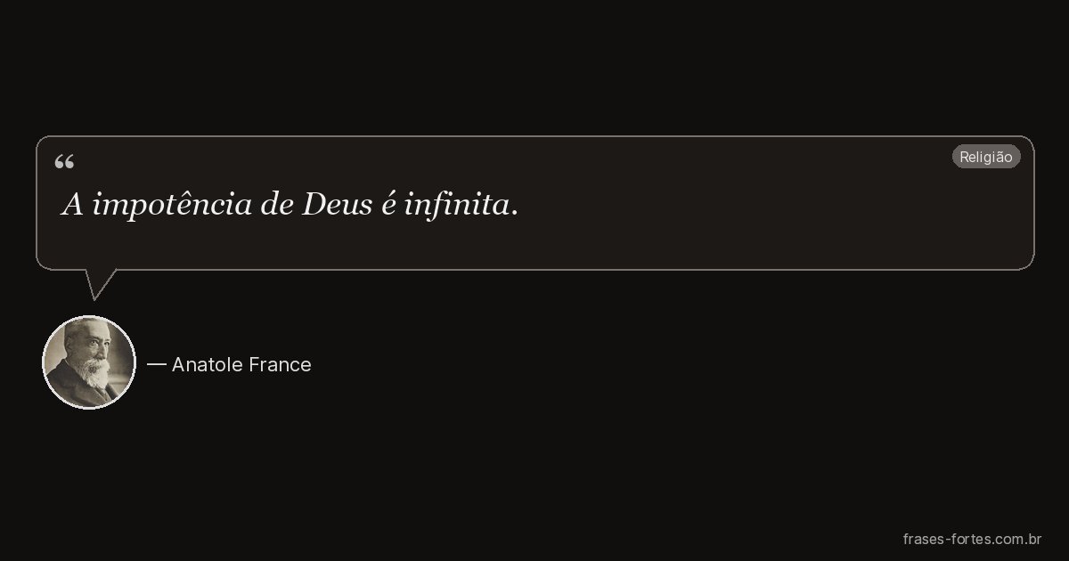 Frase de Anatole France