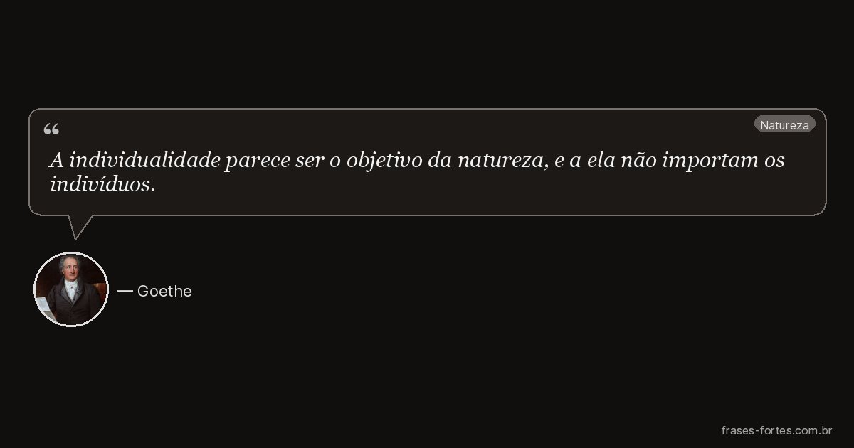 Frase de Goethe