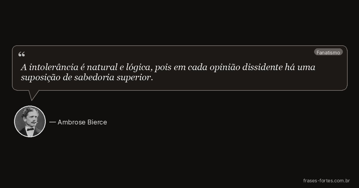 Frase de Ambrose Bierce
