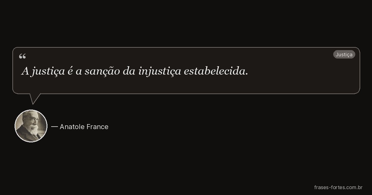 Frase de Anatole France