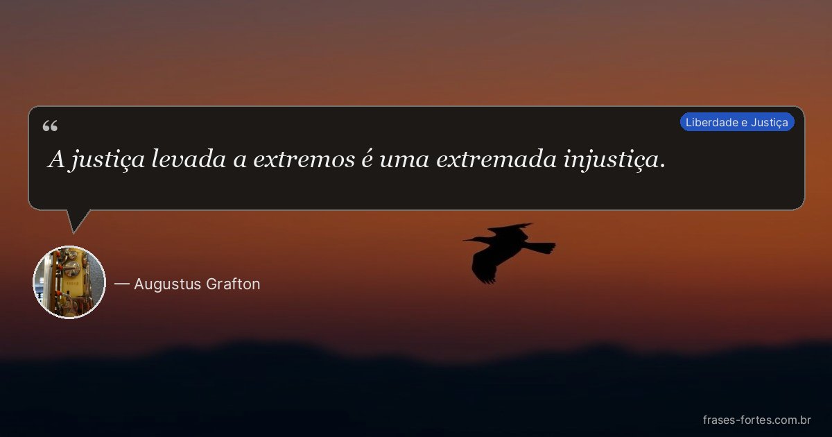 Frase de Augustus Grafton