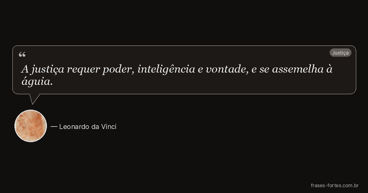 Frase de Leonardo da Vinci