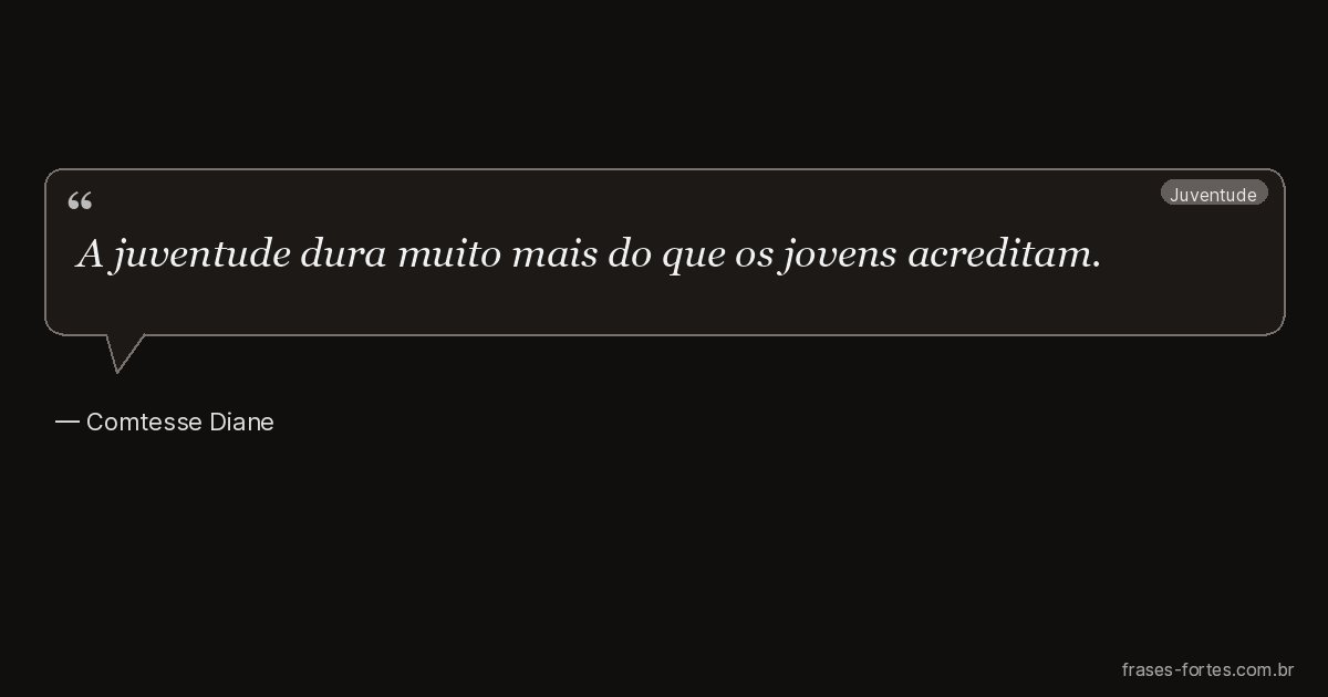 Frase de Comtesse Diane