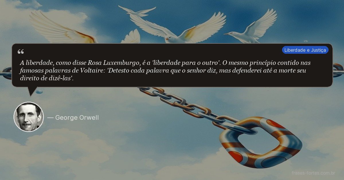 Frase de George Orwell