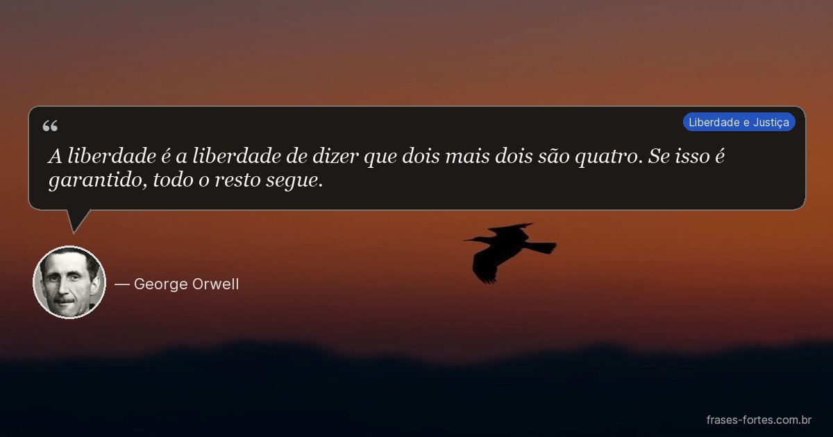 Frase de George Orwell