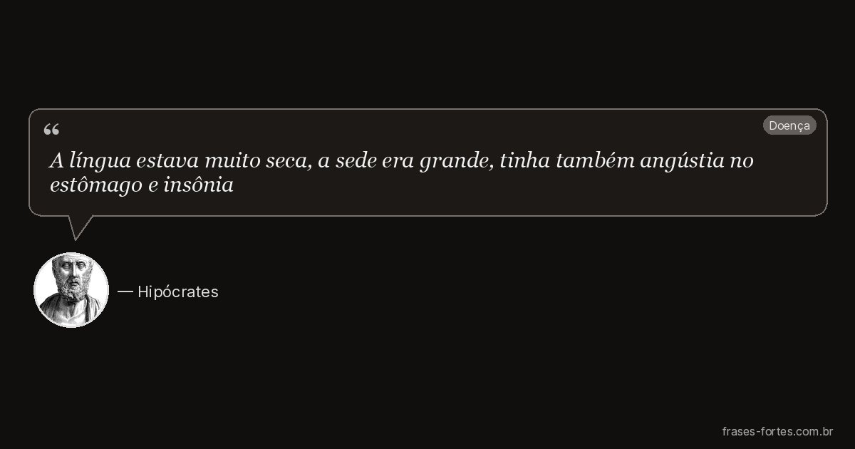 Frase de Hipócrates