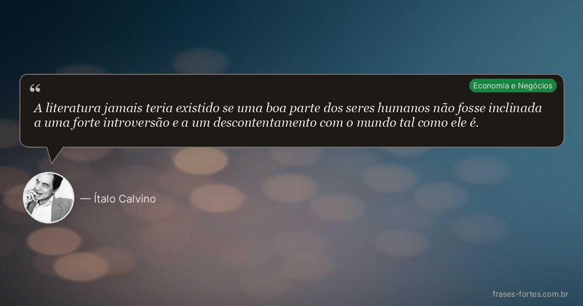 Frase de Ítalo Calvino