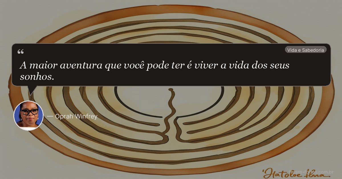 Frase de Oprah Winfrey