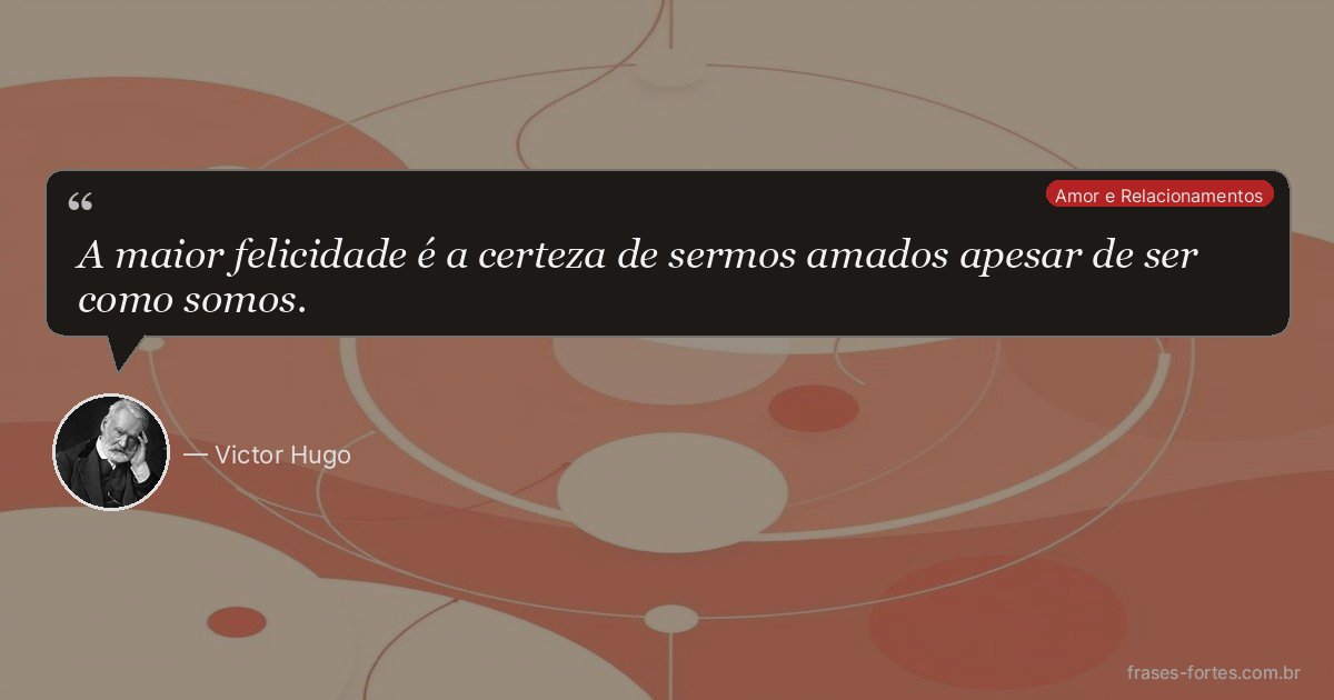 Frase de Victor Hugo