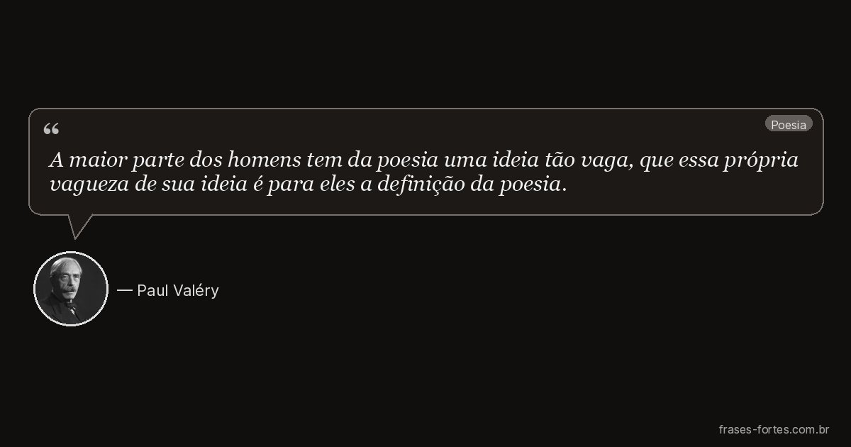 Frase de Paul Valéry