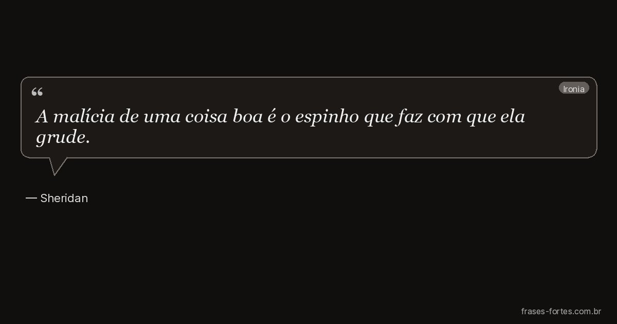 Frase de Sheridan