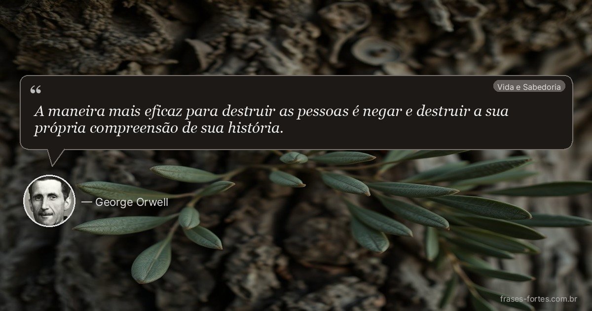 Frase de George Orwell