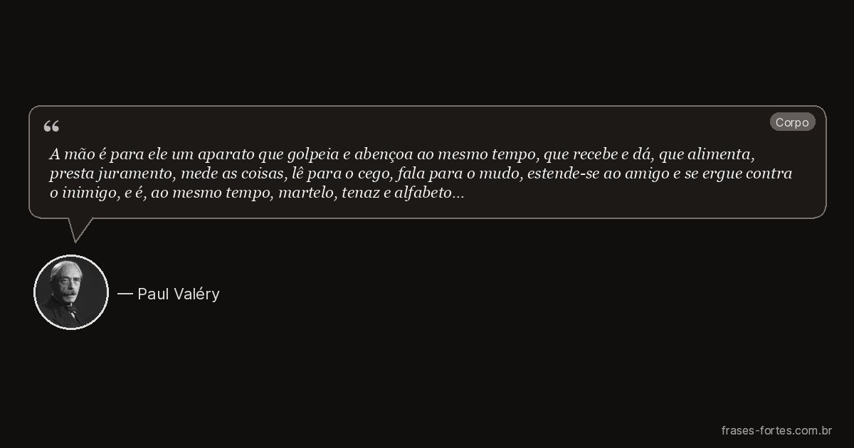 Frase de Paul Valéry