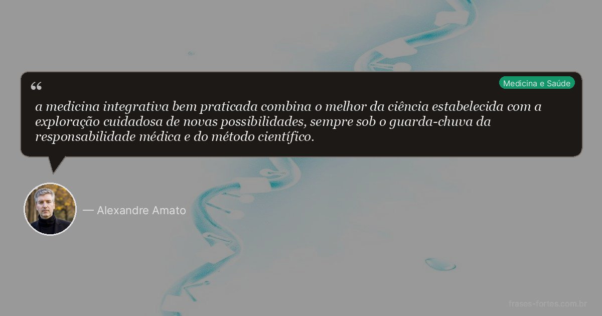 Frase de Alexandre Amato