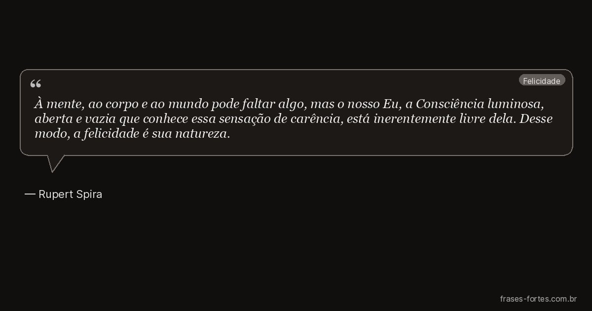 Frase de Rupert Spira