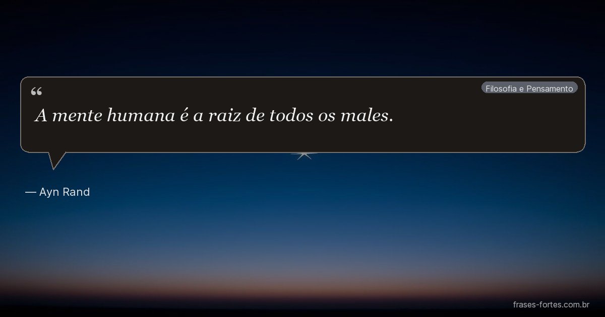 Frase de Ayn Rand
