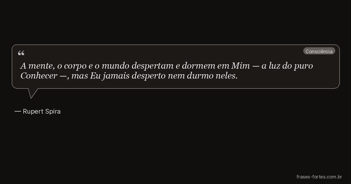 Frase de Rupert Spira