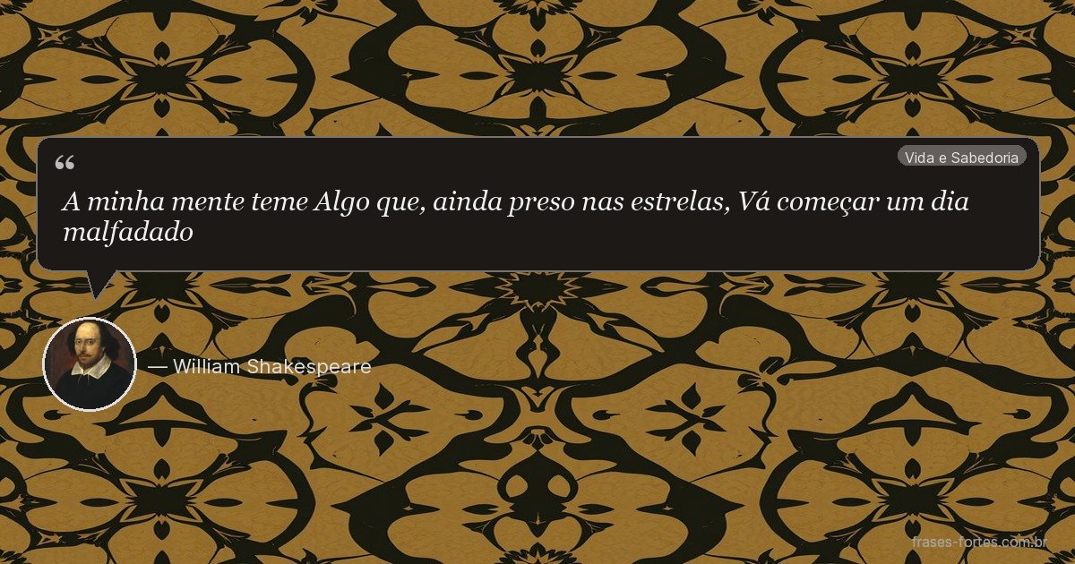 Frase de William Shakespeare