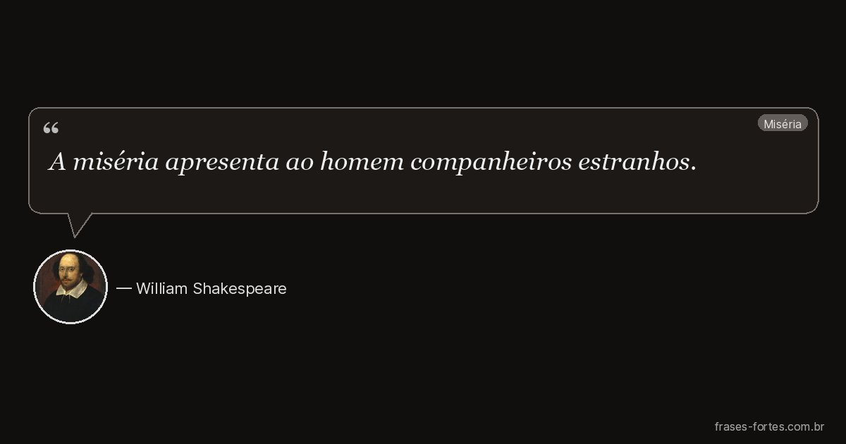 Frase de William Shakespeare