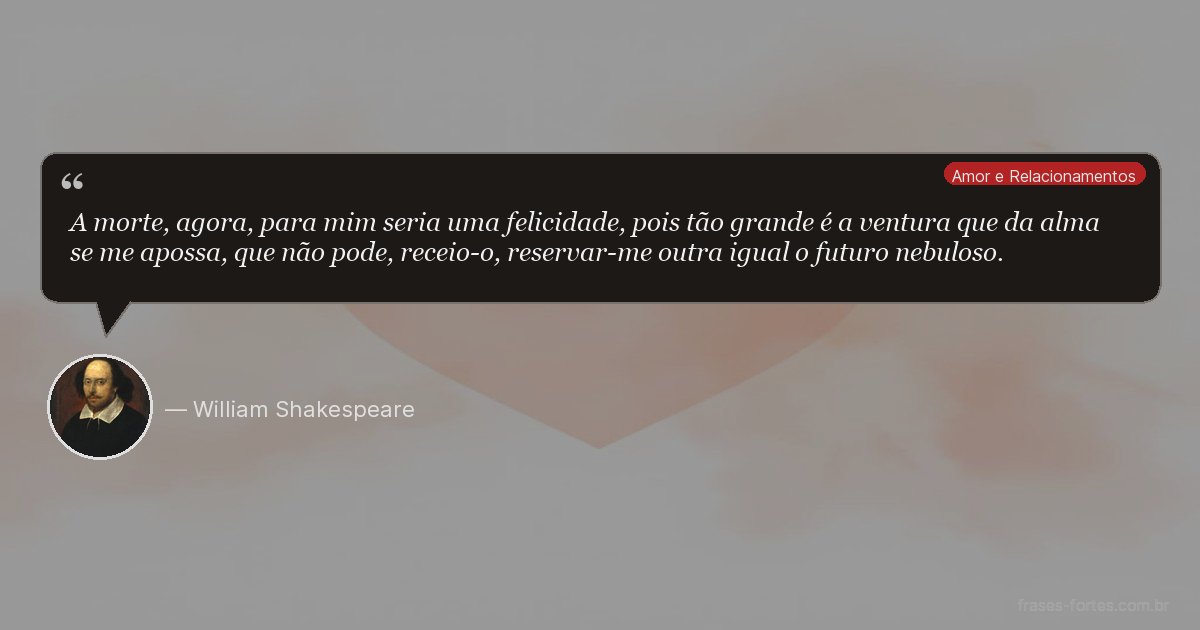Frase de William Shakespeare