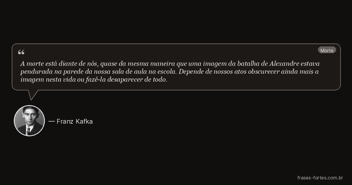 Frase de Franz Kafka