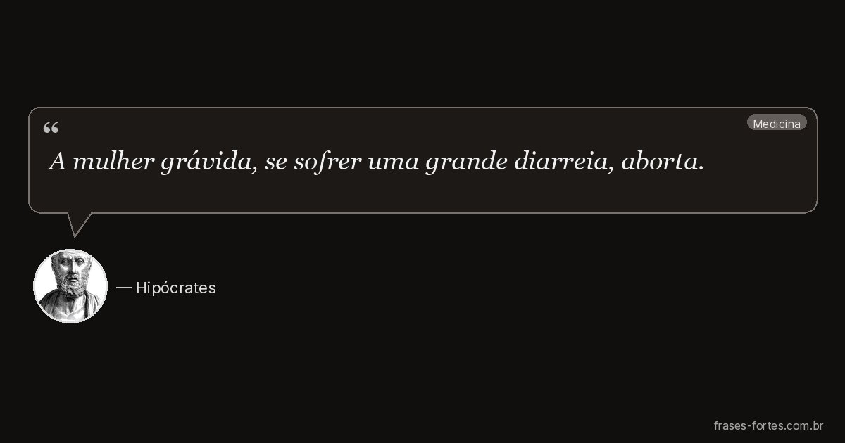 Frase de Hipócrates