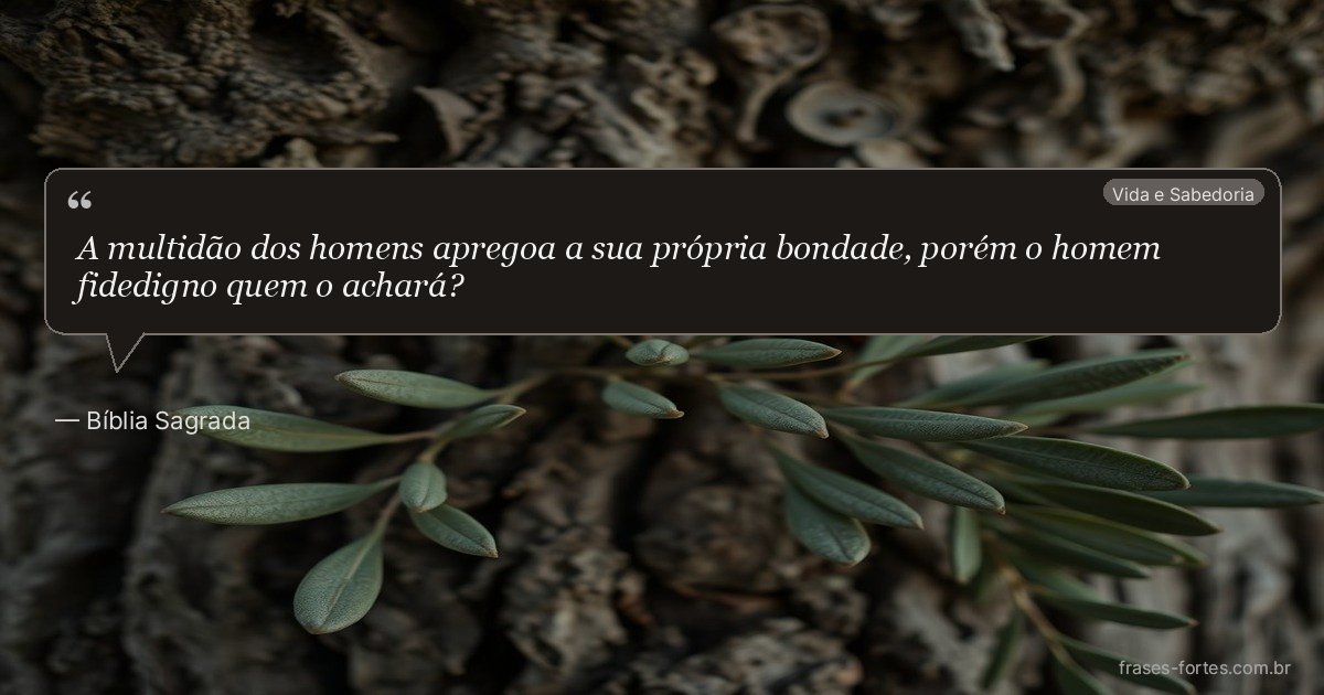 Frase de Bíblia Sagrada