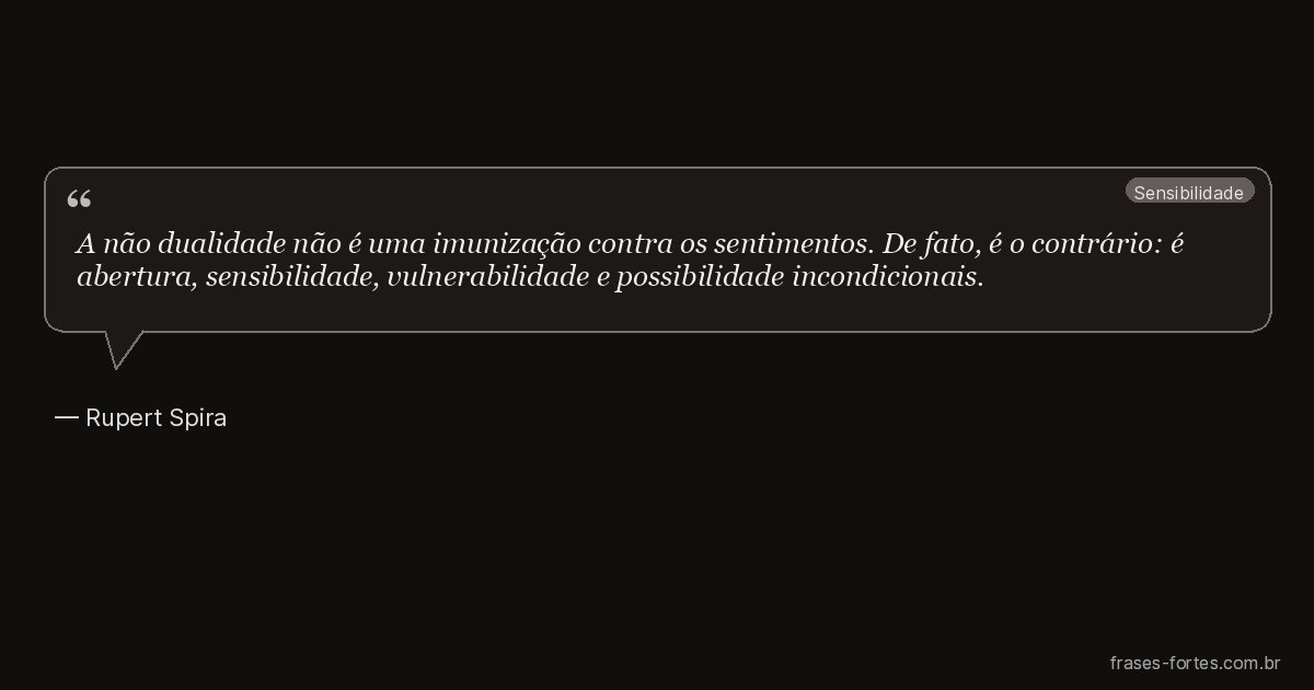 Frase de Rupert Spira