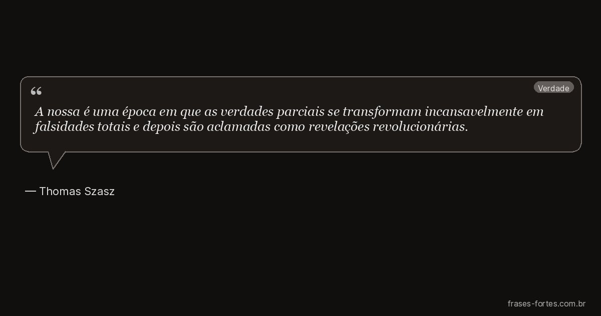 Frase de Thomas Szasz