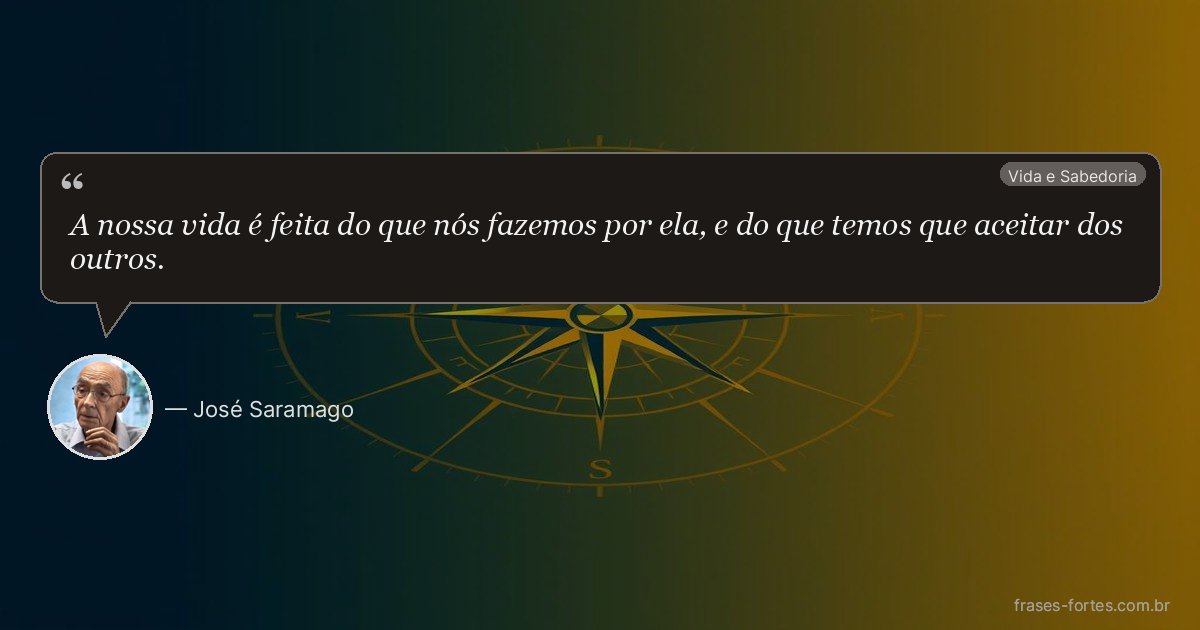 Frase de José Saramago