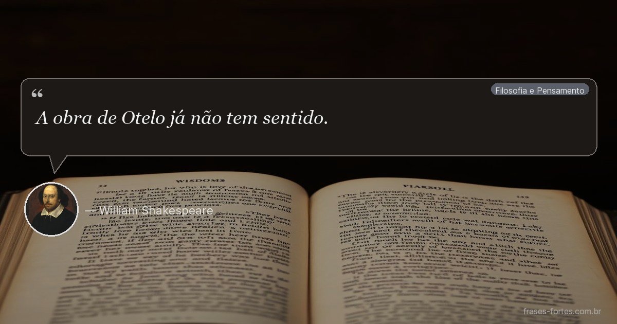 Frase de William Shakespeare