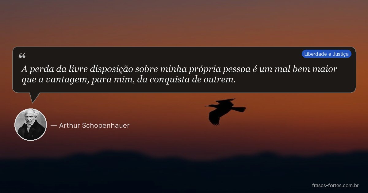 Frase de Arthur Schopenhauer