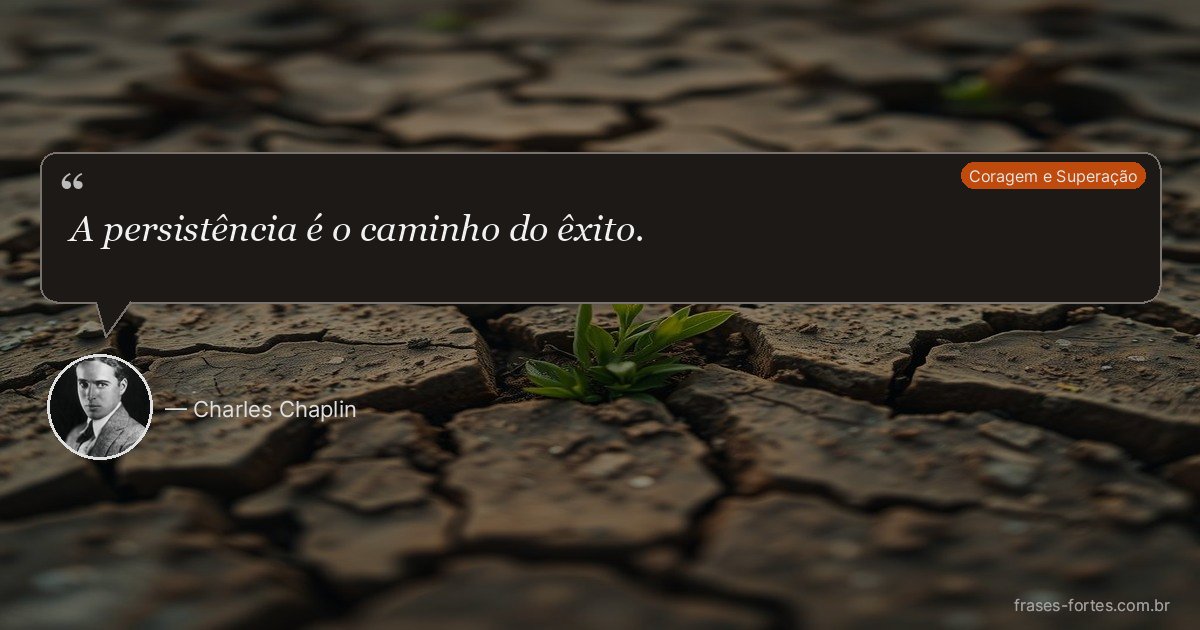 Frase de Charles Chaplin