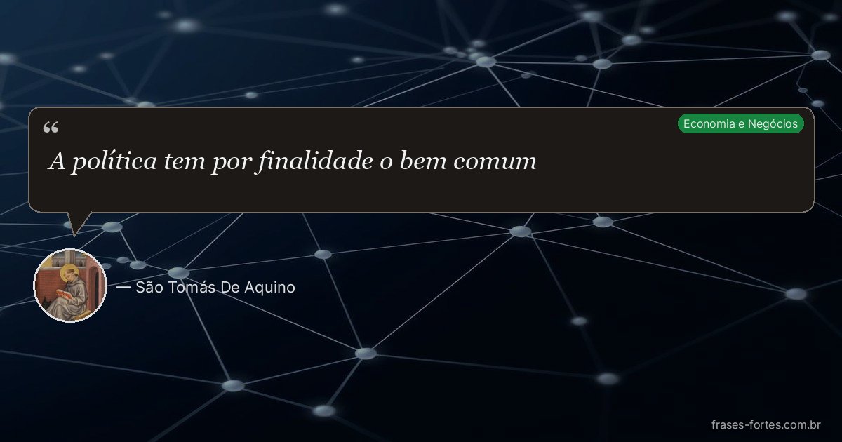 Frase de São Tomás De Aquino