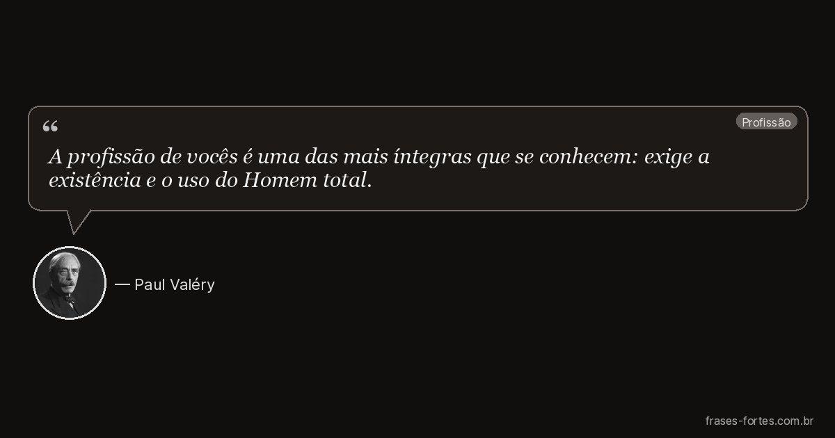Frase de Paul Valéry