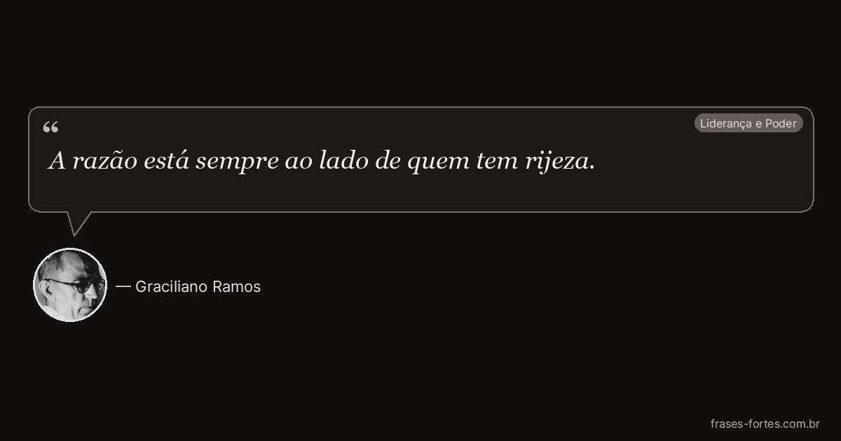 Frase de Graciliano Ramos